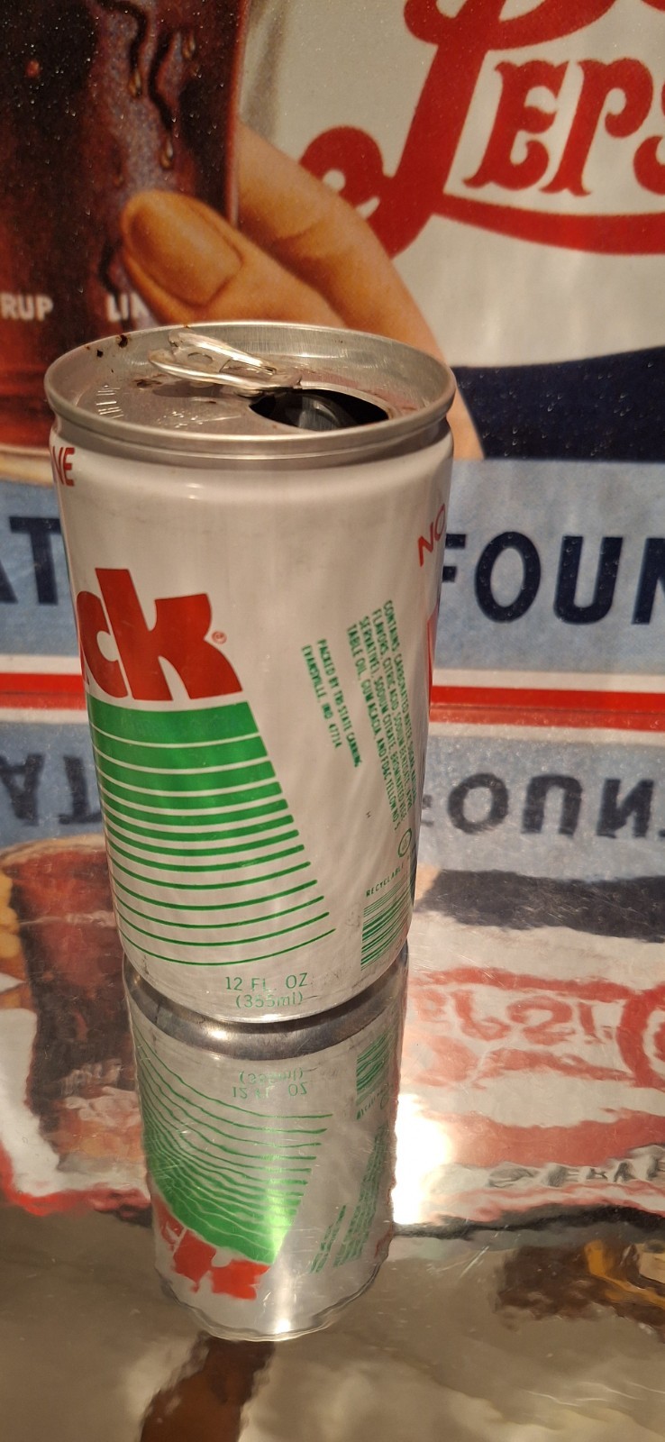 🥤KICK Cola Soda Pop Can Prop Empty 70's 80's