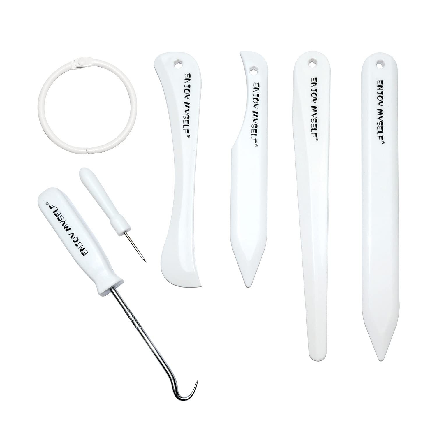 7pcs Bone folder and Scoring Tool, Paper Folding Tool, Bone Origami Creaser f...