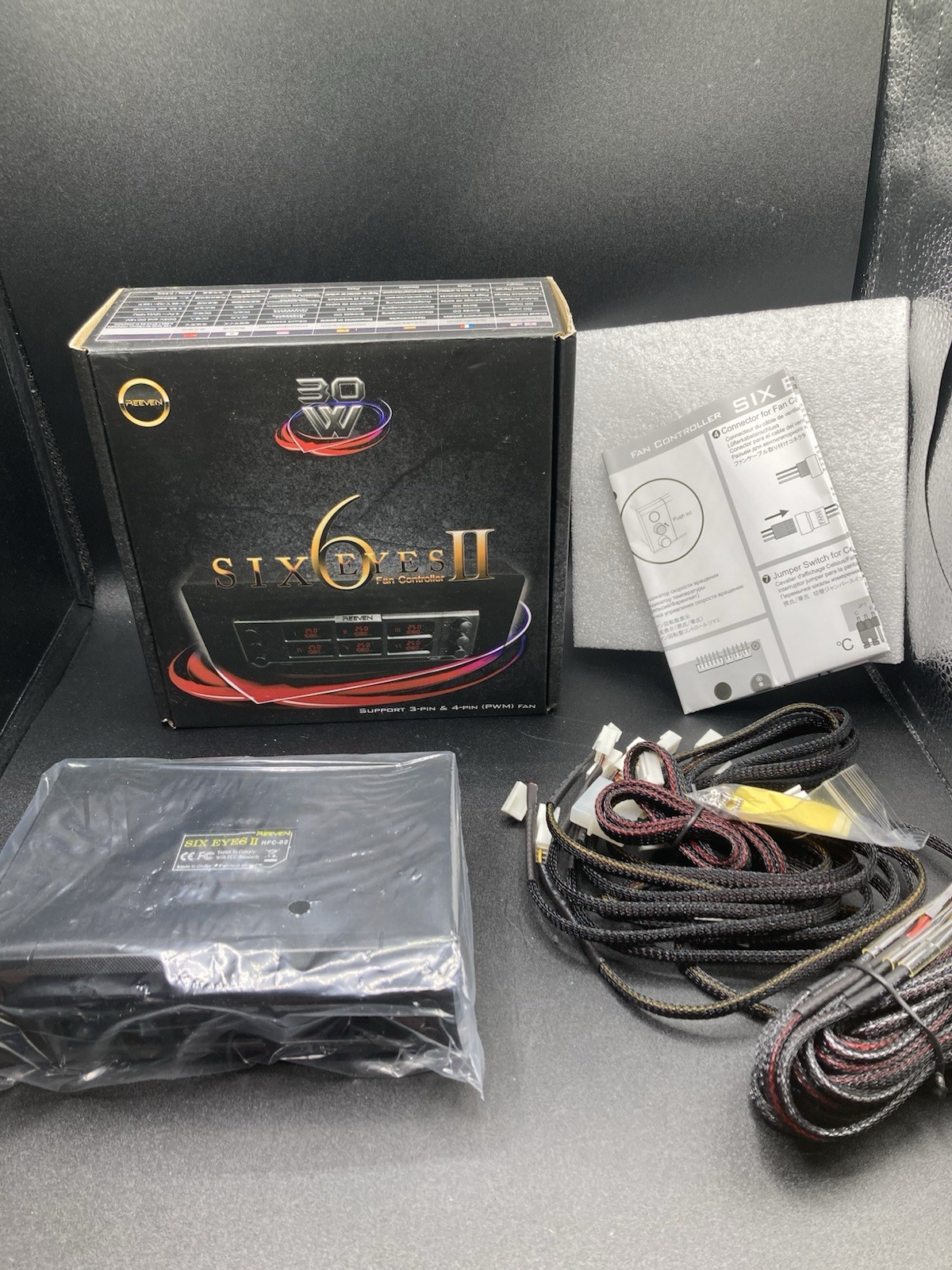 REEVEN SIX EYES II MULTI FAN CONTROLLER 6channel Front- Free Ship