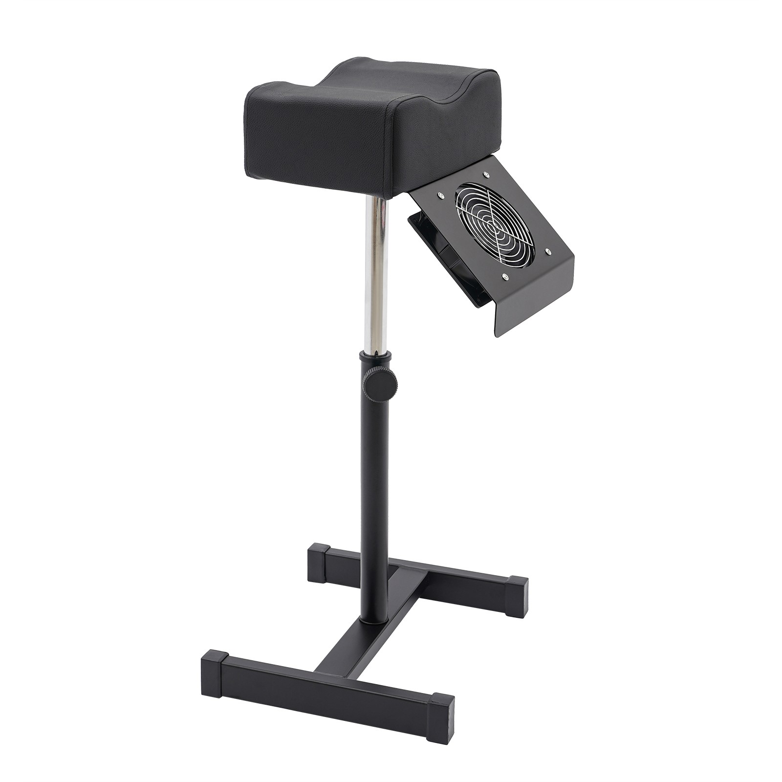 Pedicure Stool Chair Beauty Salon Lift Stool Footrest Nail Bench W/Cleaning Fan