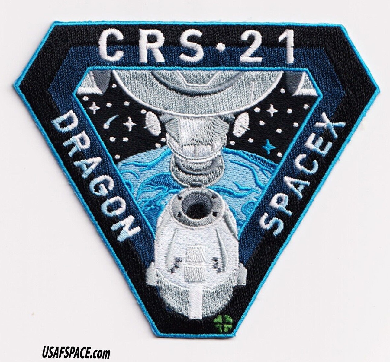 Authentic CRS-21 -SPACEX- FALCON 9 DRAGON ISS NASA RE-SUPPLY Mission PATCH