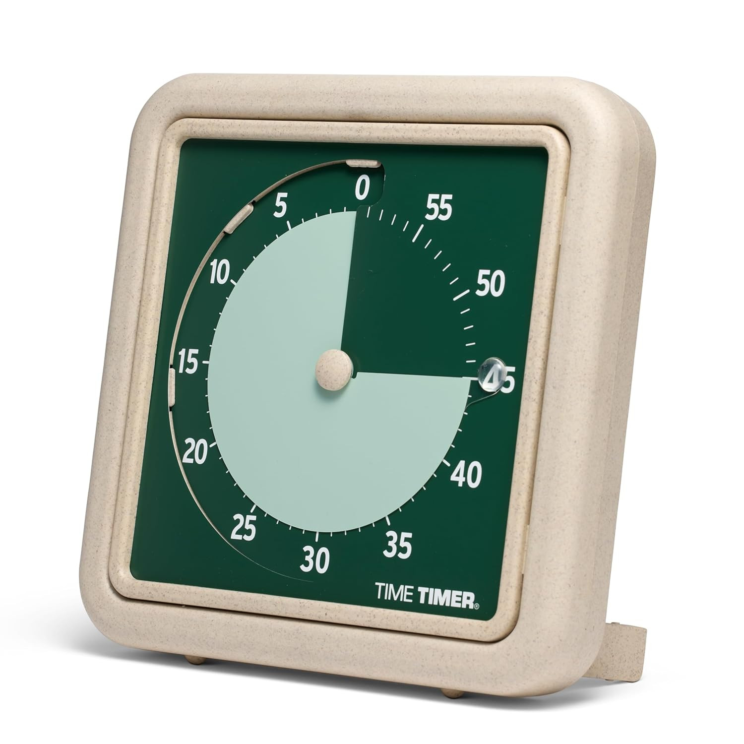 **Retro 8 Inch Visual Timer 60 Minute Desk Countdown Clock Eco Friendly Green**