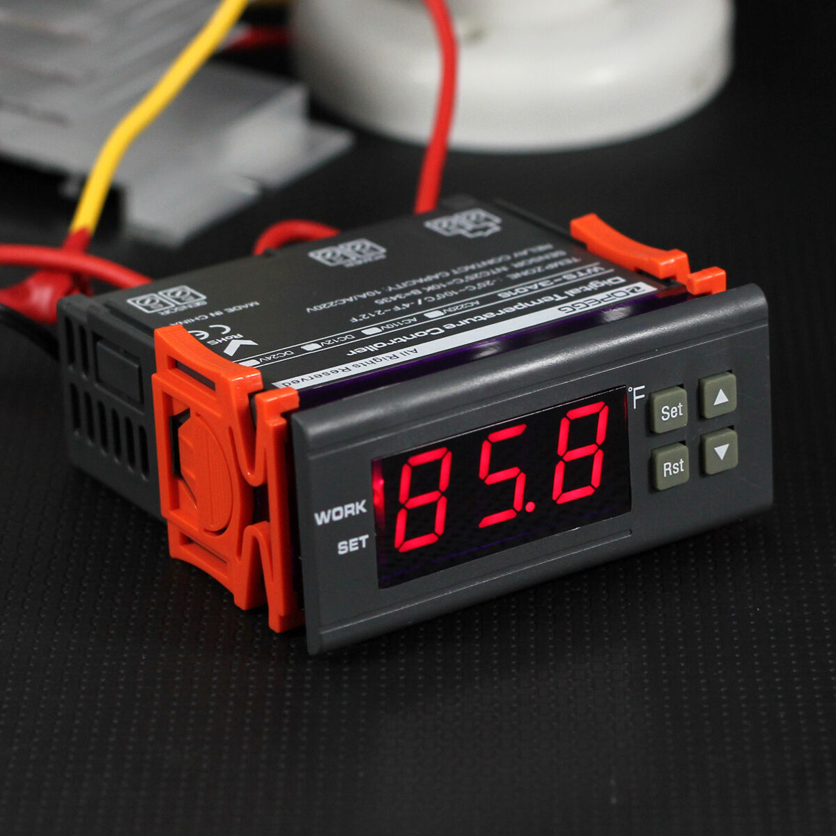 10A 110V Digital Temperature Controller Temp Sensor Thermostat Control Relay