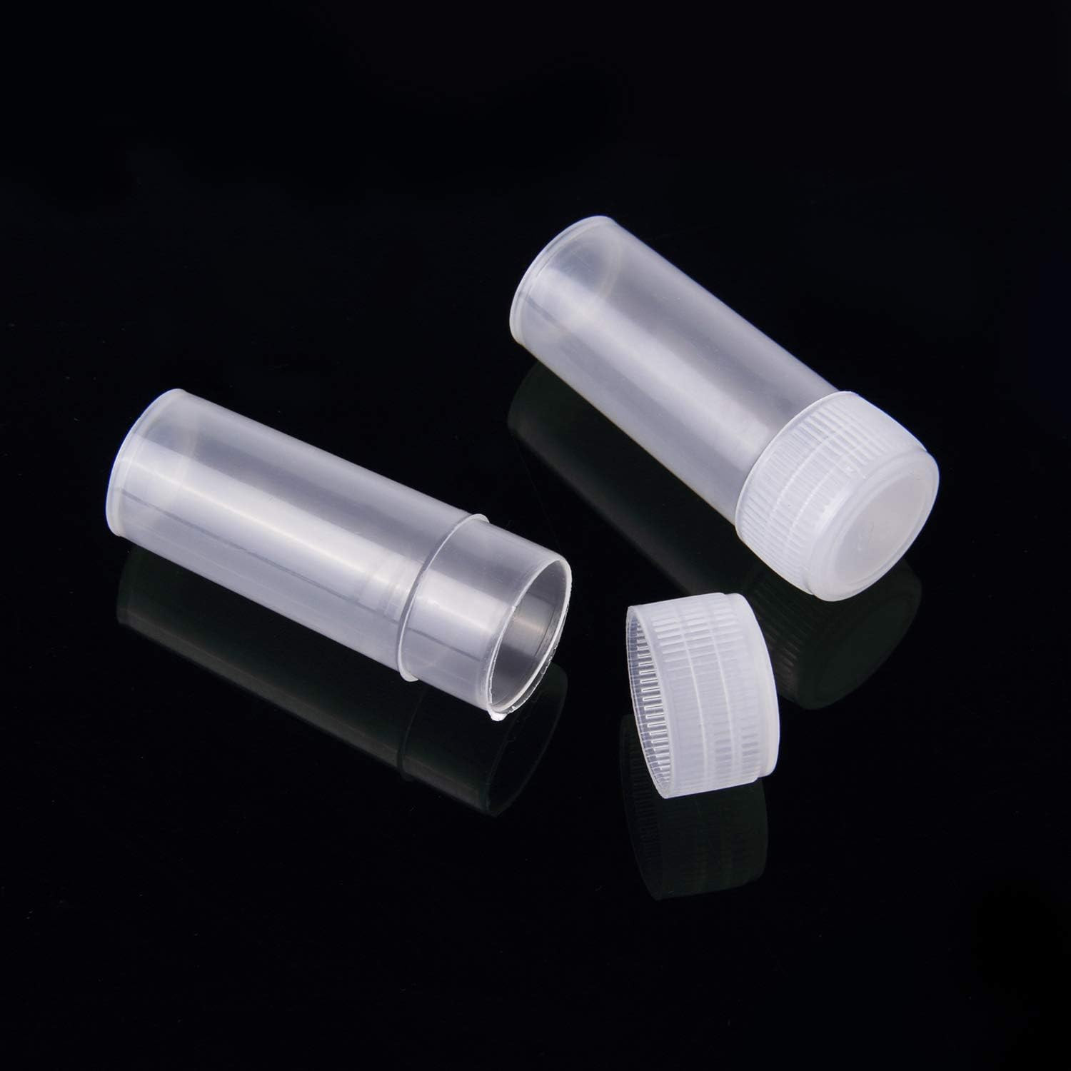 100Pcs 5ML Small Pill Plastic Containers Empty Pill Bottles Sample Bottles Vial