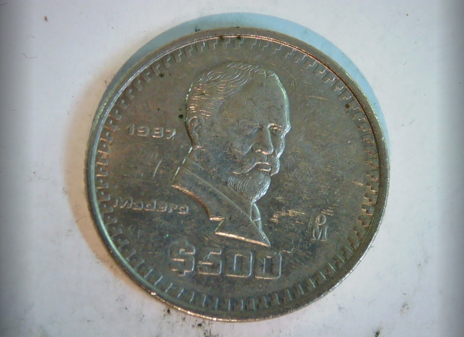Mexico 1987 500 Pesos Mexico 500 Pesos (Miguel Hidalgo) Coin