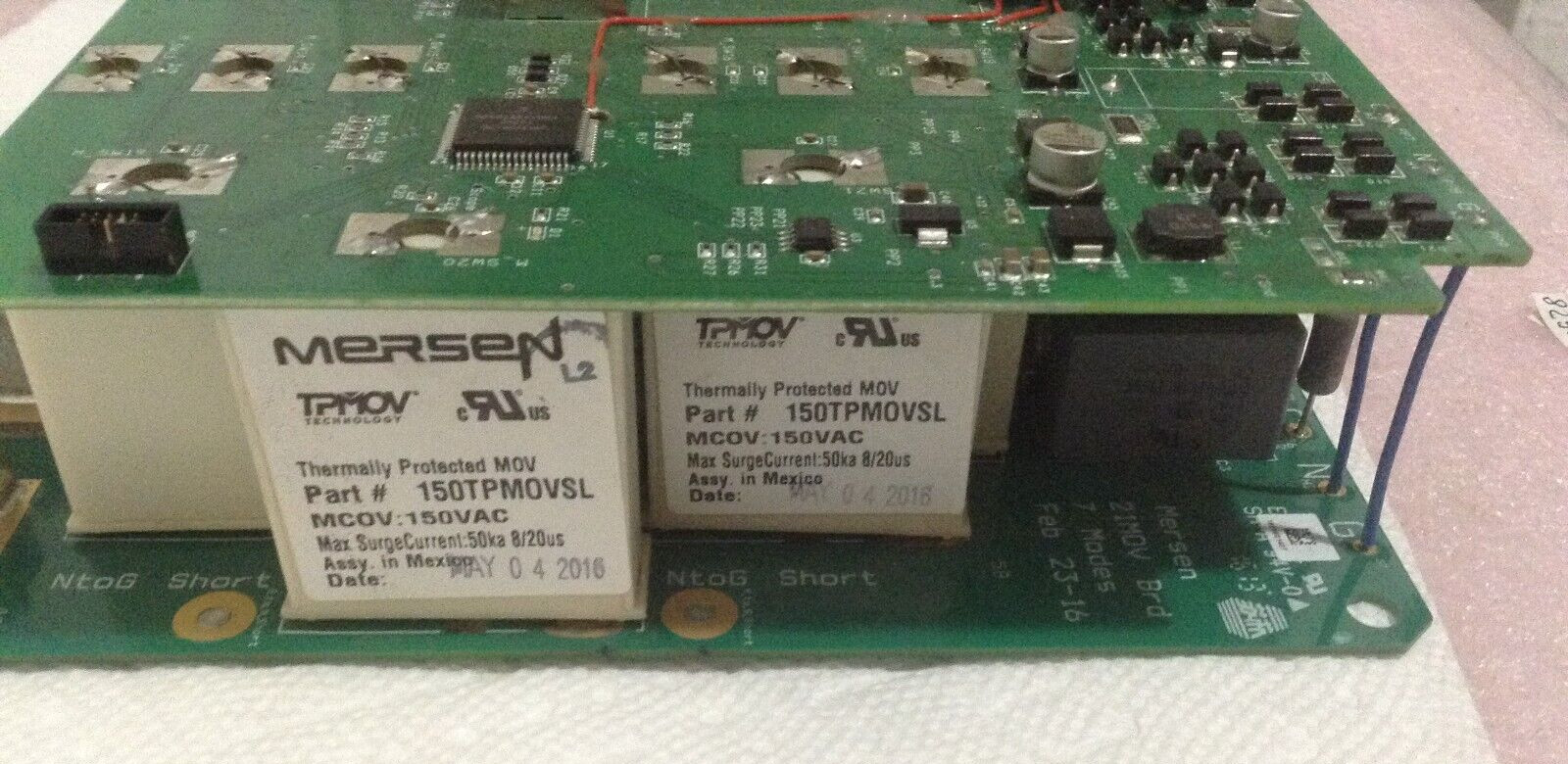 Mersen 03-2016 MOV 21 Board assy