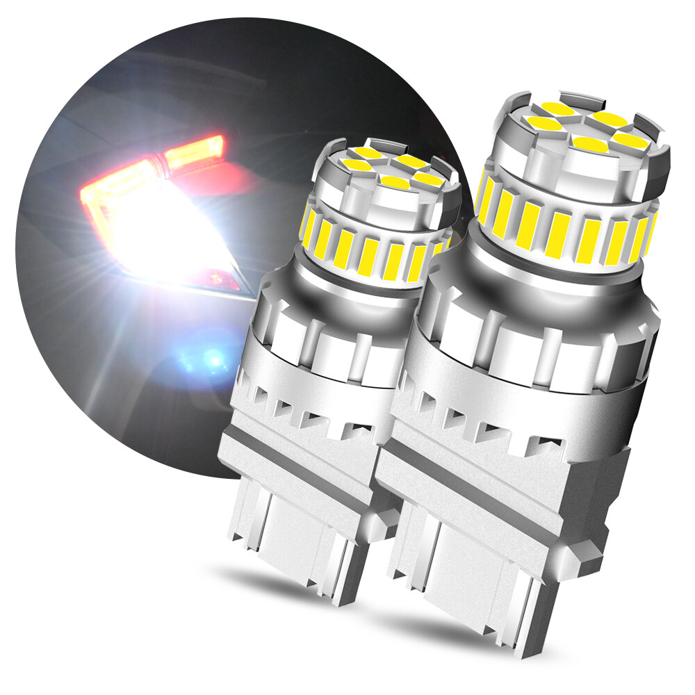3157 LED Back Up Reverse Lights Bulbs White for Chevy Silverado 1500 1999-2013