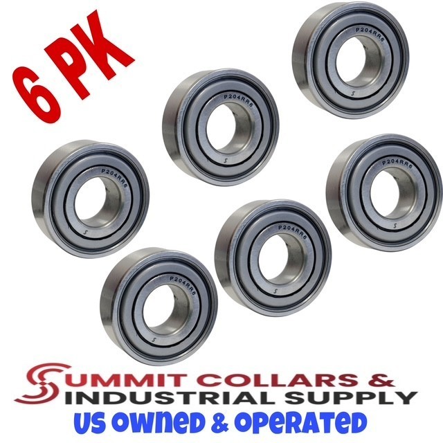 Z9504-2RST, 204BBAR, P204RR6, JD9239, JD9236, JD9296 Spindle Bearing (Qty 6)