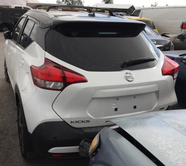 2018-2023 Nissan Kicks Left Driver Side Sun Visor Illuminated Gray OEM