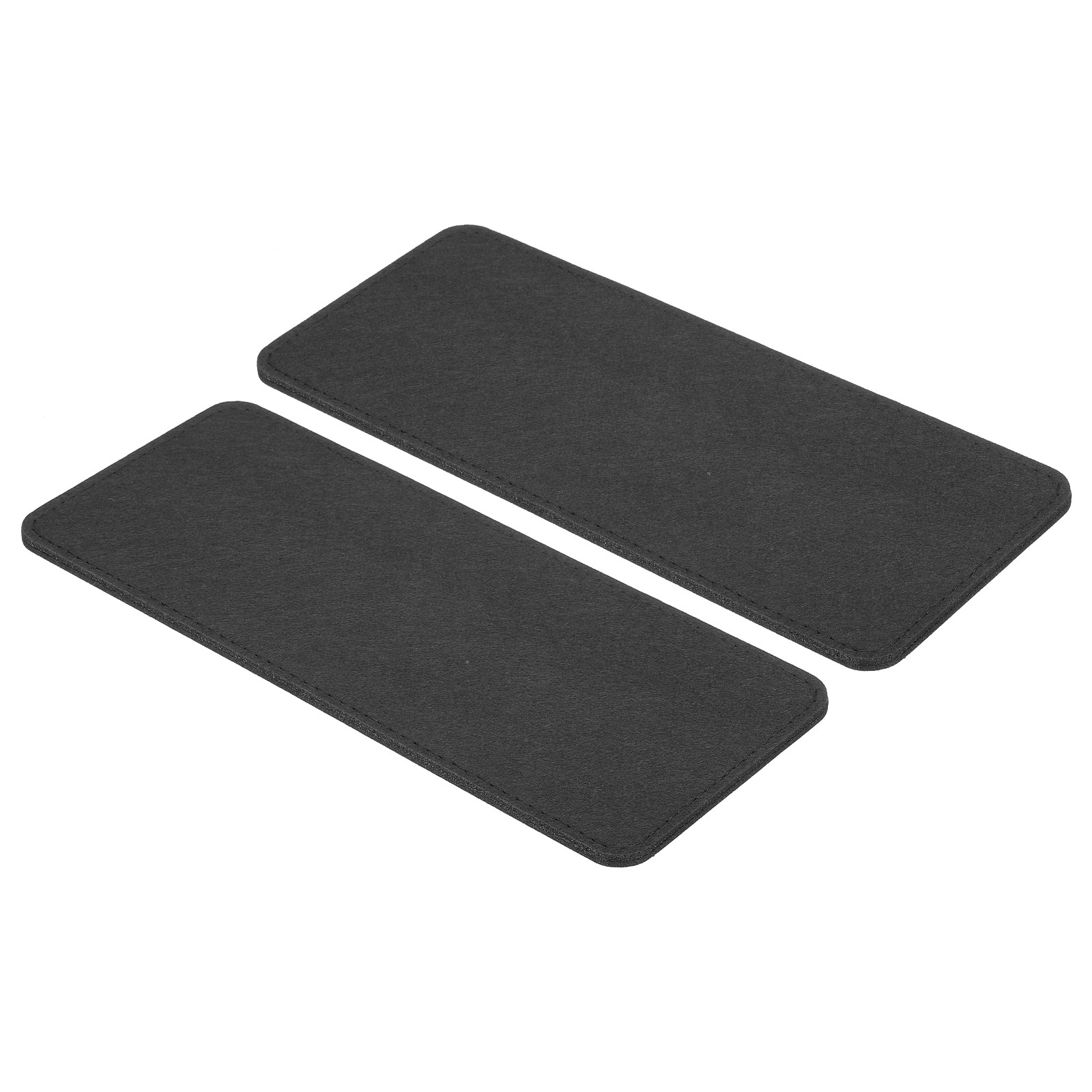 12''×5'' Felt Bag Base Shaper, 2pcs Bag Bottom Organizer Rectangle, Black