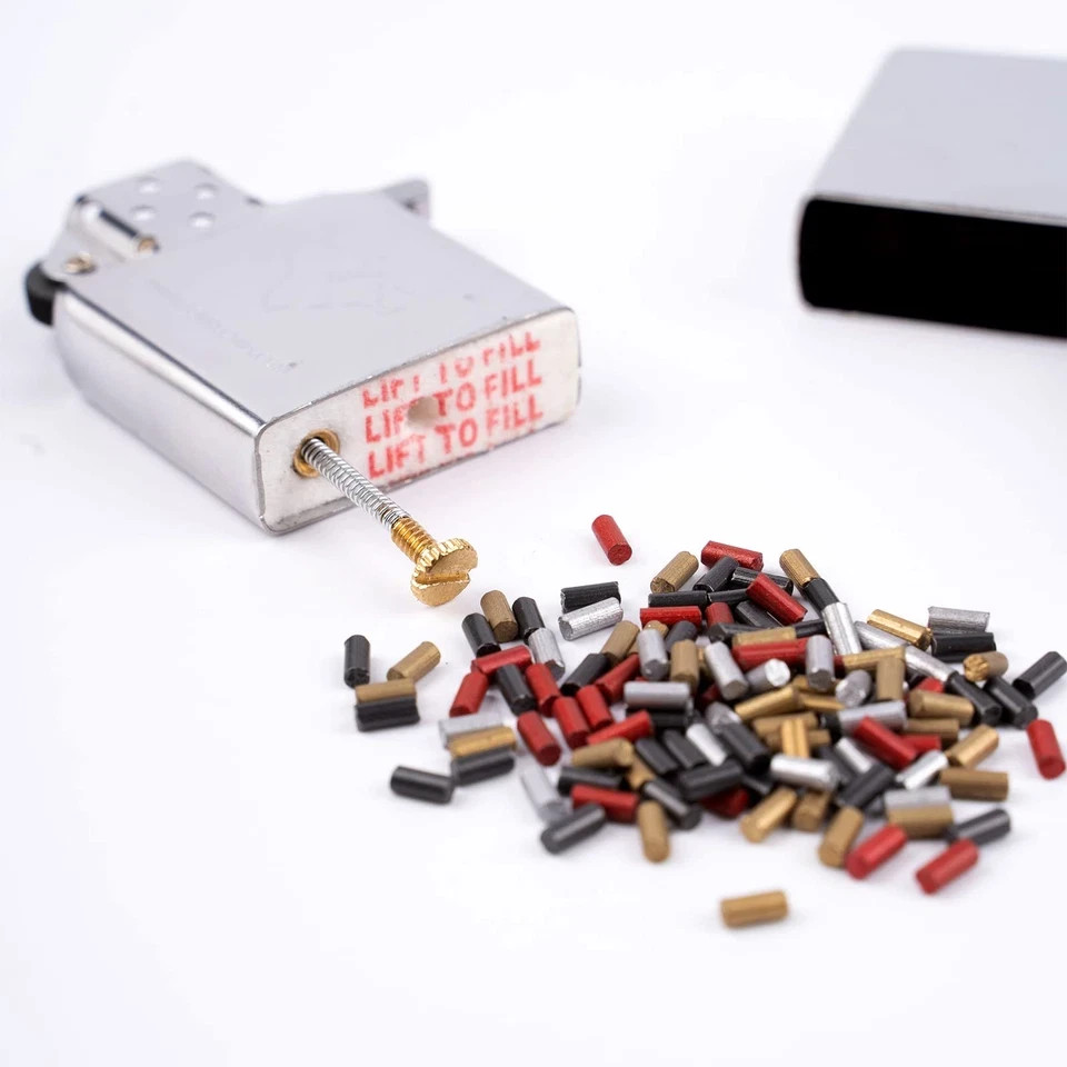 $3.79 for 50 Lighter Flints Multicolor Replacement for fluid/gas lighters