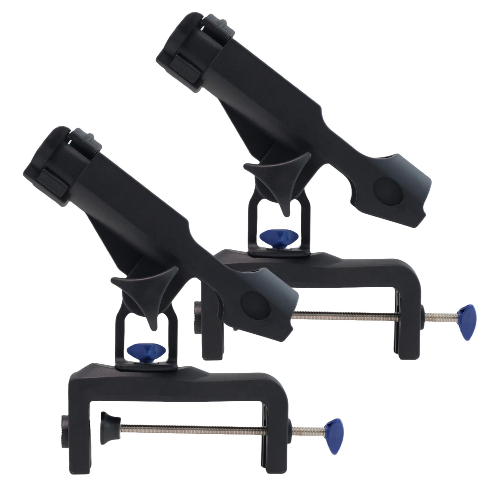 Fishing Boat Rods Holder with Large Clamp Opening 360 Large, RH30-2Pack