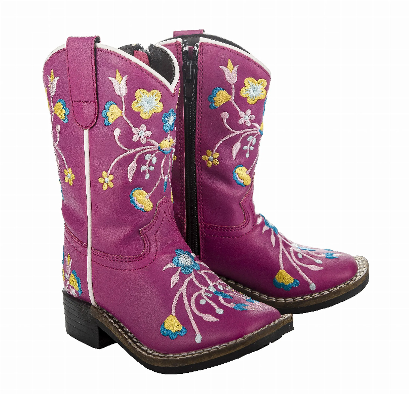 TuffRider Youth Floral Cowgirl Western Cowboy Boot