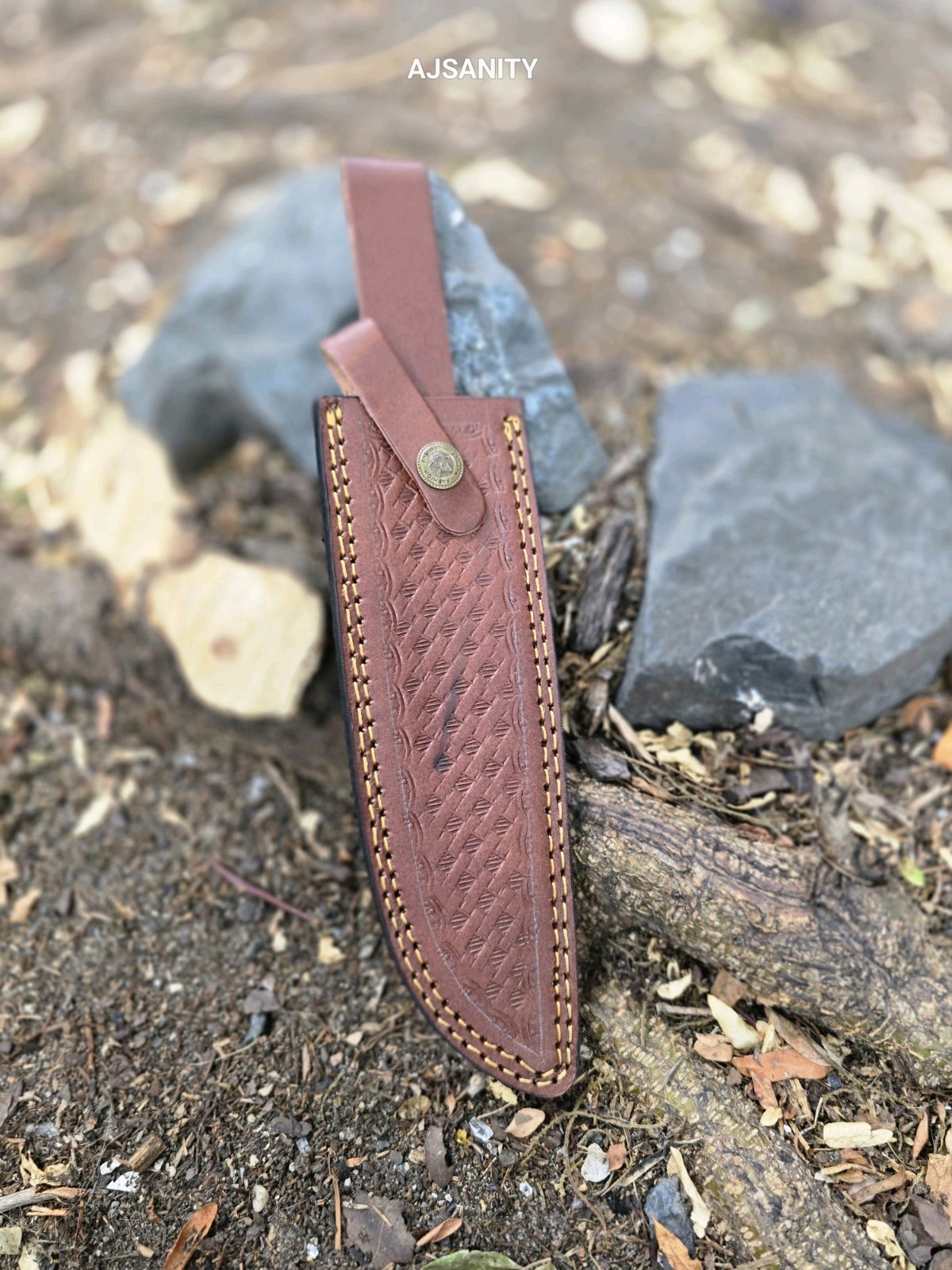 Custom Handmade Fixed Blade Knife Leather Sheath
