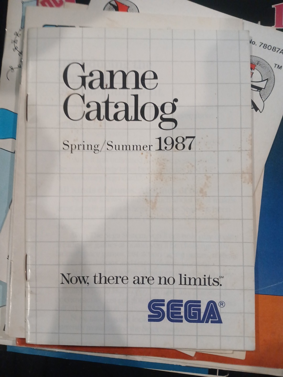 Sega 1987 Game Catalog Spring/Summer Booklet Master System Great Shape See Pics