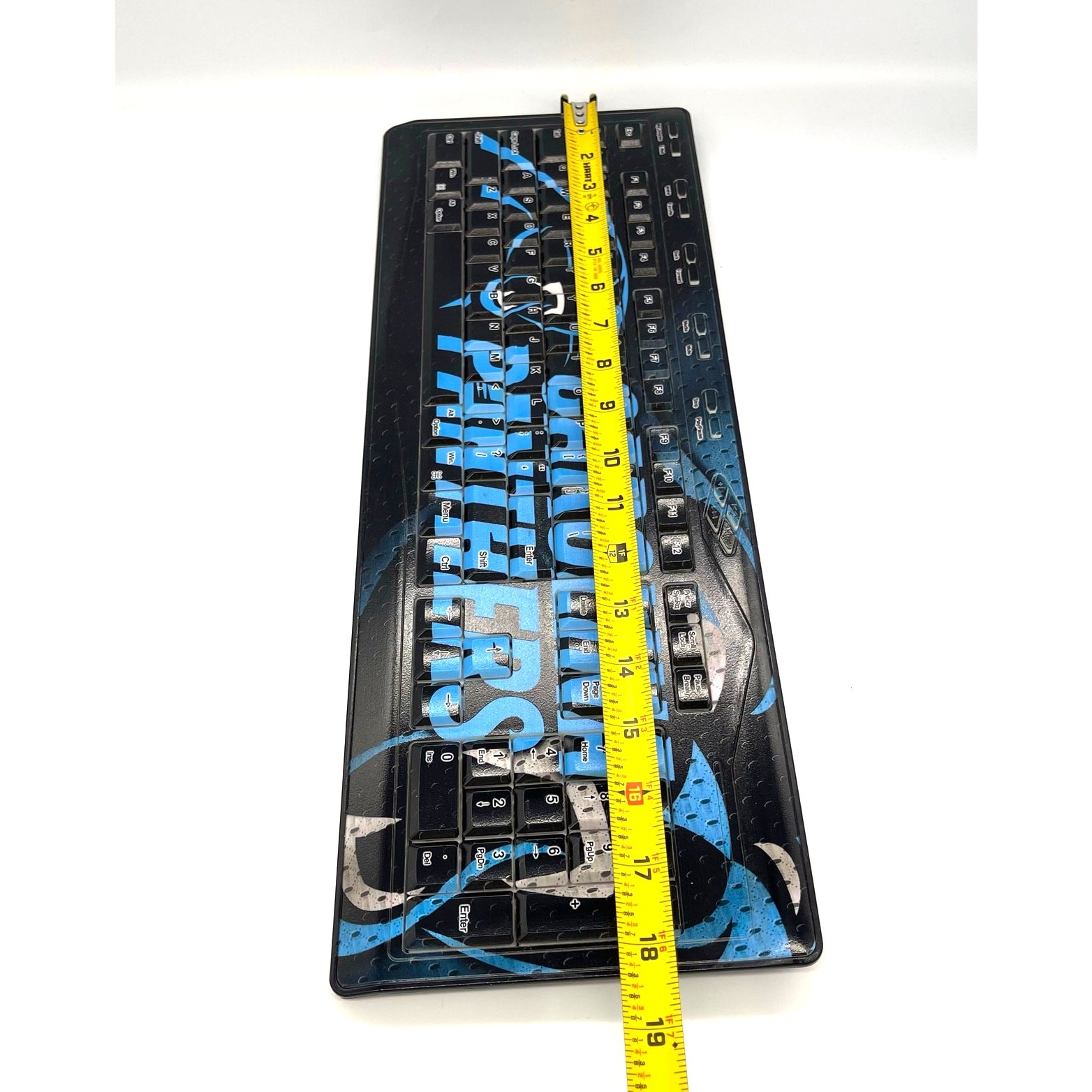 Keyscaper 510W Carolina Panthers Wireless USB Keyboard