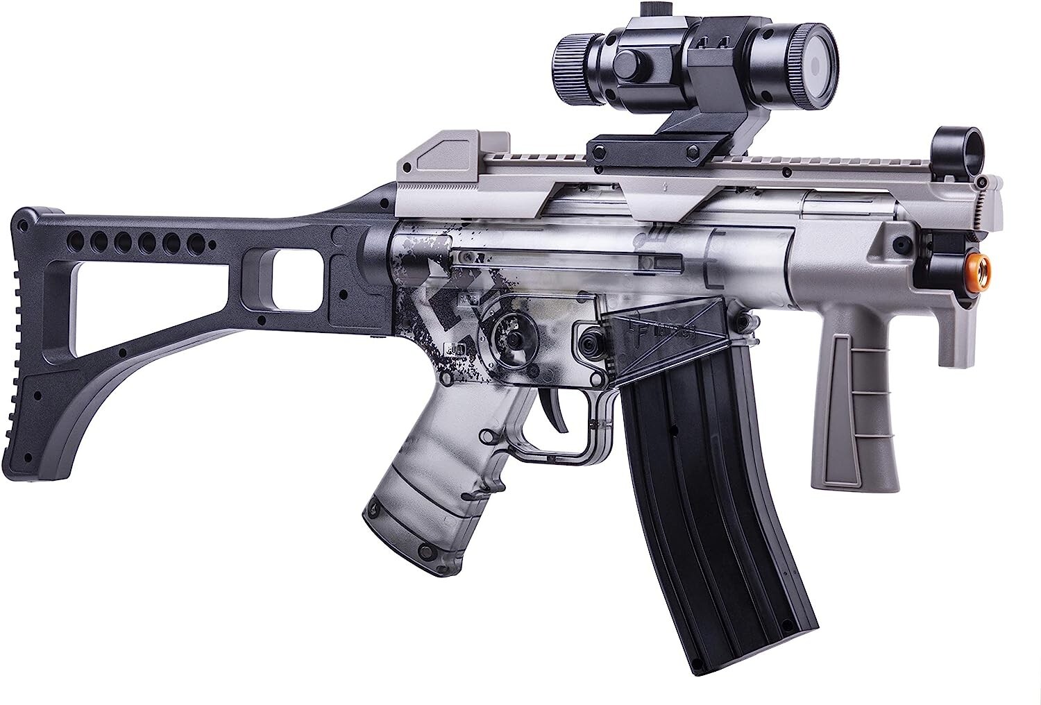 GAME FACE Ghost Affliction Full-Auto Airsoft BB Rifle And Spring-Powered Kit