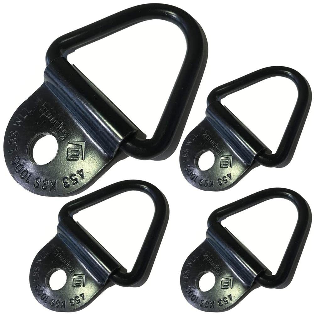 Heavy Duty Truck Bed Tie Down Anchors Rings Trailers Hook Cargo Bolt 4 Pack