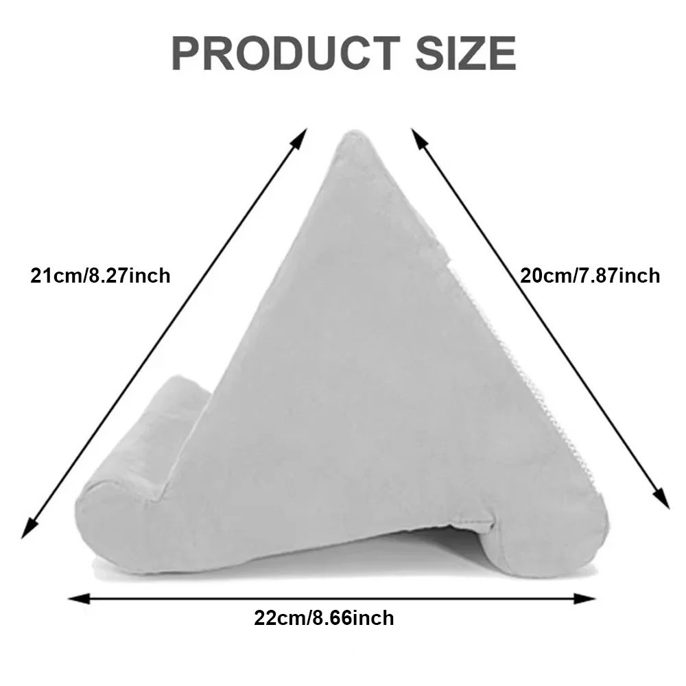 Multi-Angle Pillow for iPad Phone Tablet Read Holder Stand Foam Lap Rest Cushion