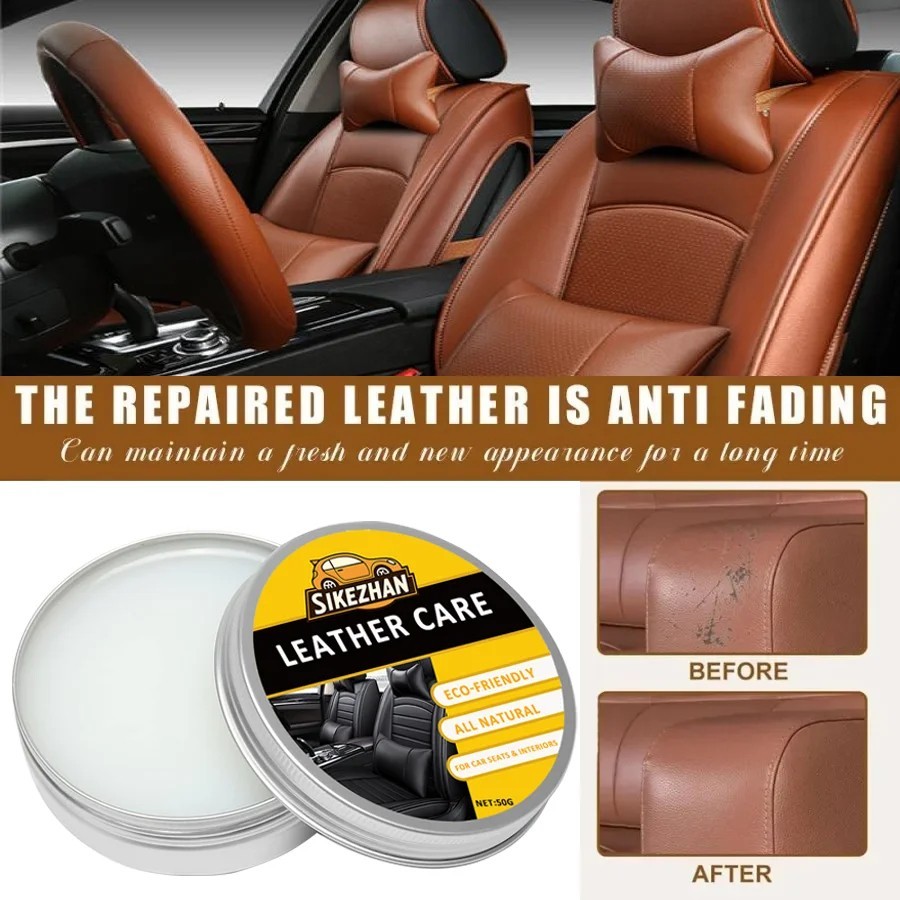 Leather Restorer Cream Car Seat Repair Conditioner Polish Leather Care Interior