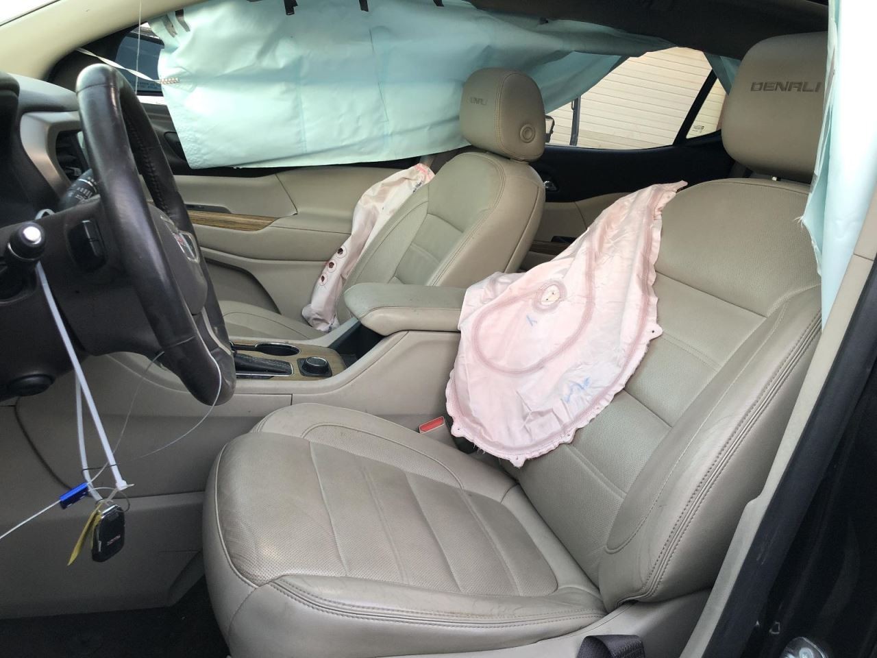 Sun Visor Left Driver Illuminated Fits 17-19 ACADIA 929395