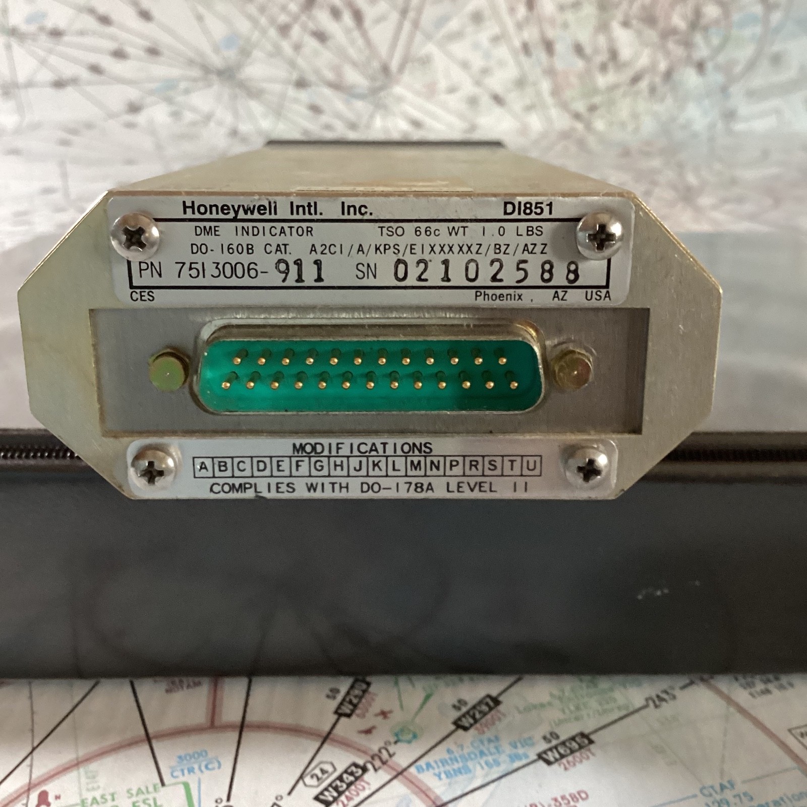 Honeywell DME Indicator P/N 7513006--911