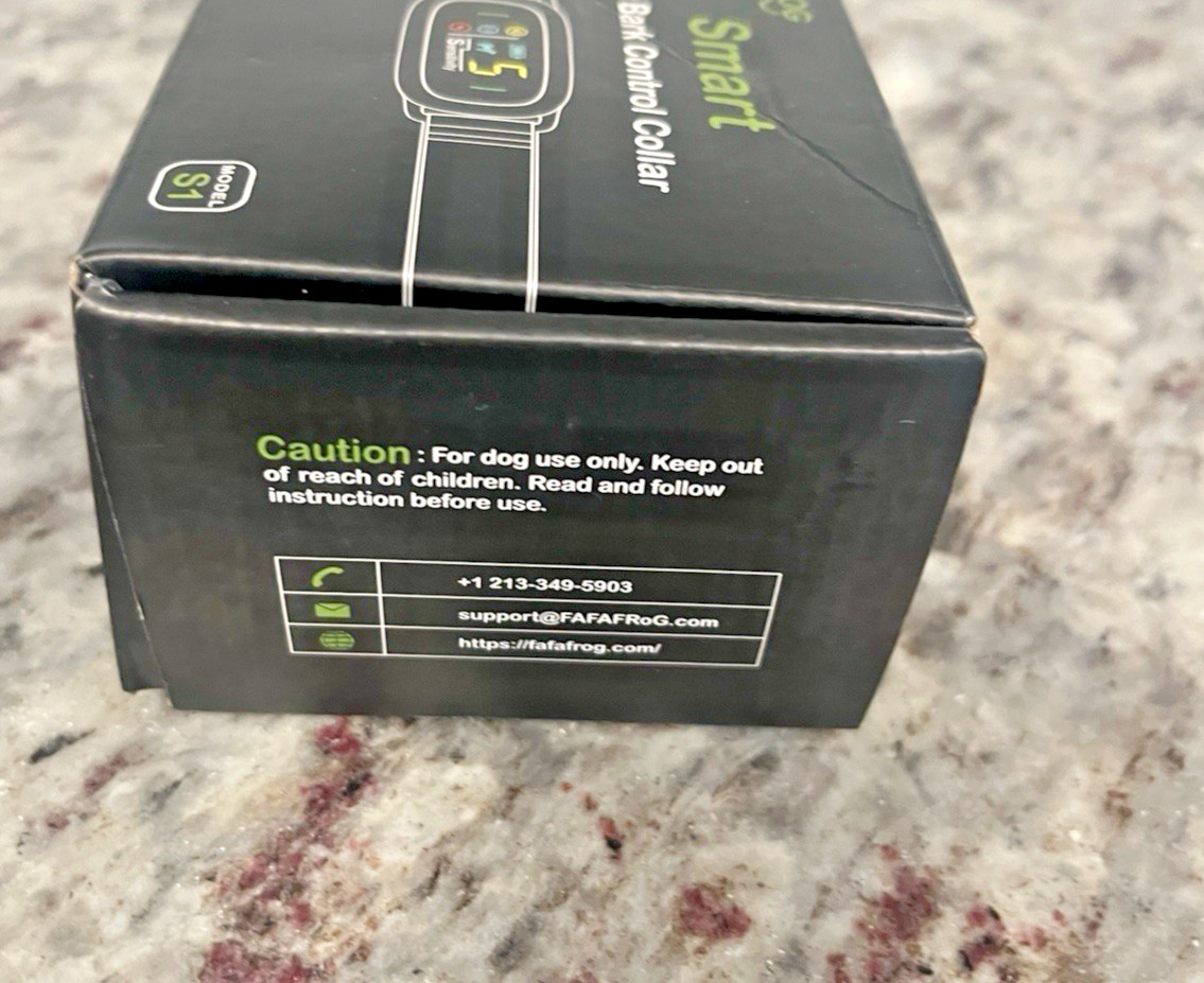 Fafafrog Smart Dog Bark Control Collar S1 Small To Medium Dogs