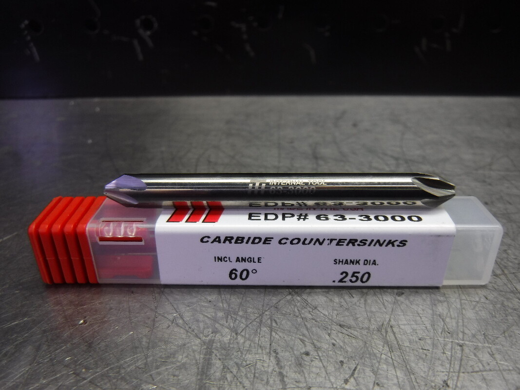 Internal Tool 60° X .250" Counter Sink 6 Flute 63-3000 (LOC3699)