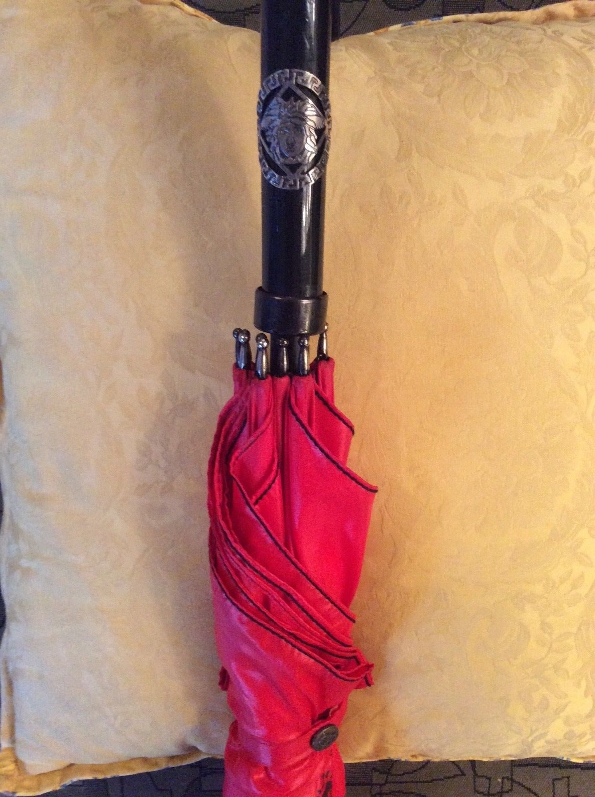 GIANNI VERSACE - Large Red Unisex’s Umbrella
