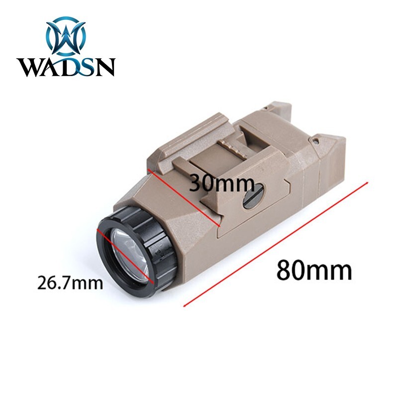 WADSN APL Pistol Mini Flashlight Tactical Strobe Scout Light For GLOCK 17 19