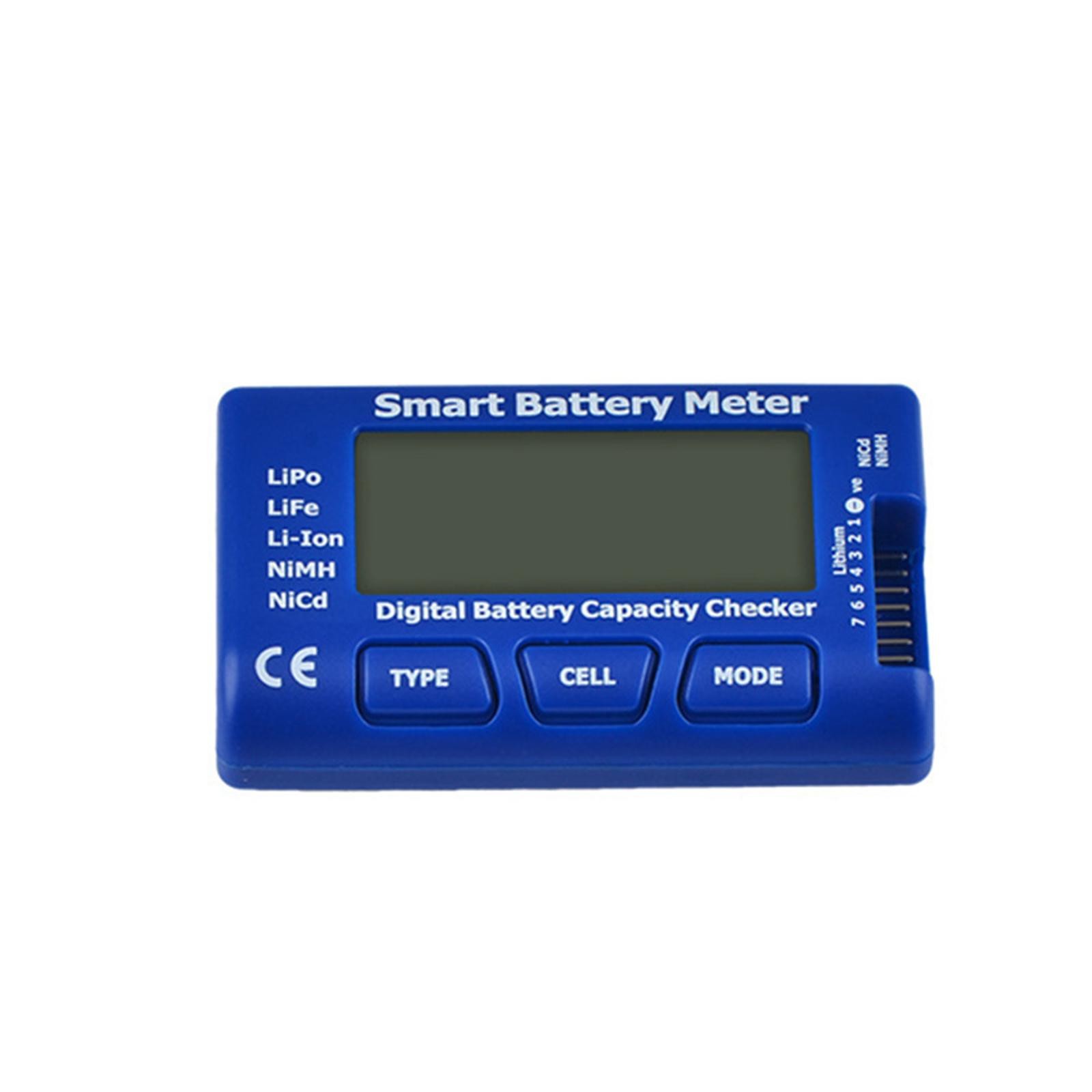 Digital Battery Capacity Checker Battery Meter Tool For LiPo Li-ion Life NiMH M