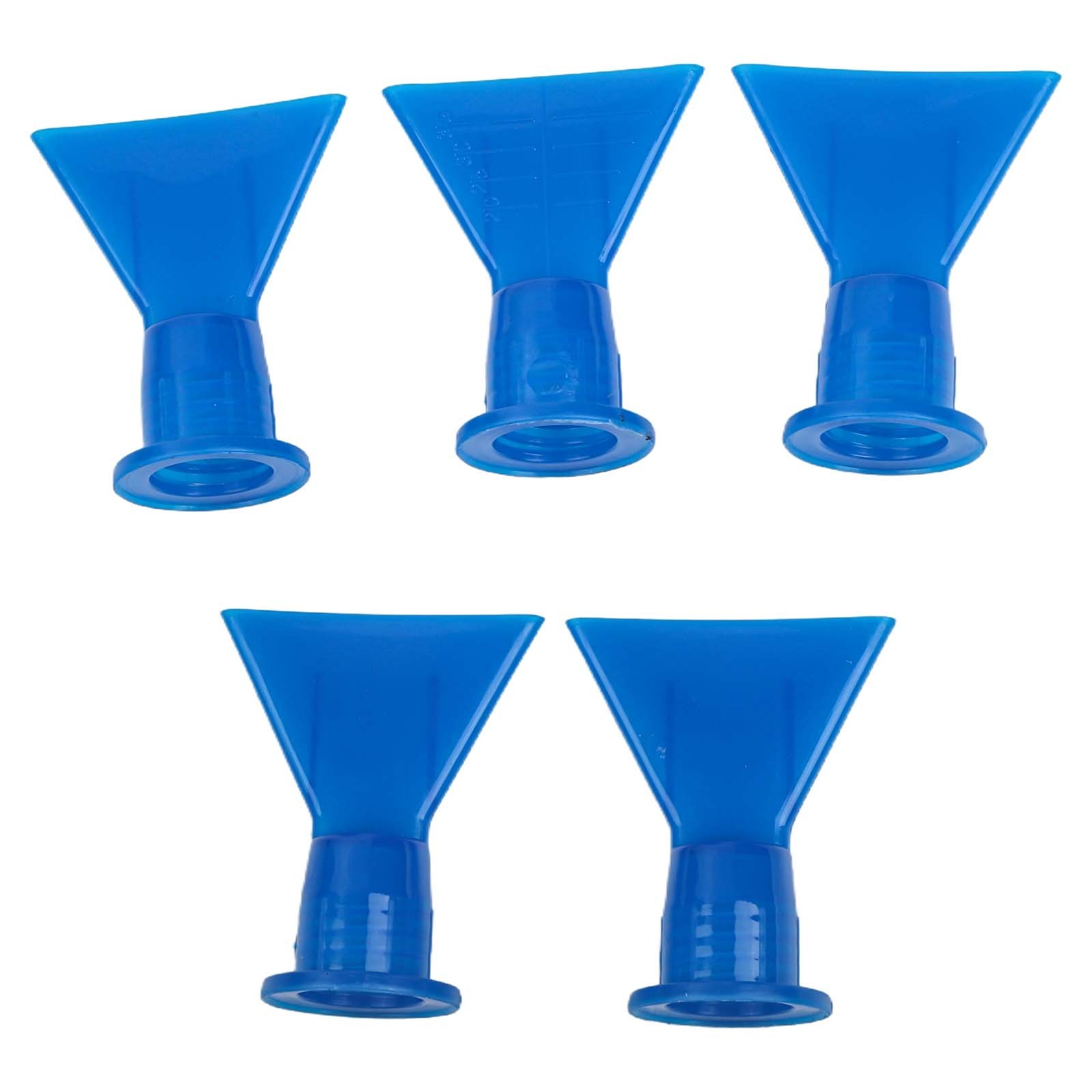 5pcs Accessories Wave Shape Silicon Cone Caulking Spare Part Flat Nozzle//