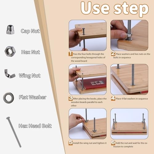 Book Binding Kits, Bookbinding Supplies, 7.9"x11.6" Bookbinding Kit -1