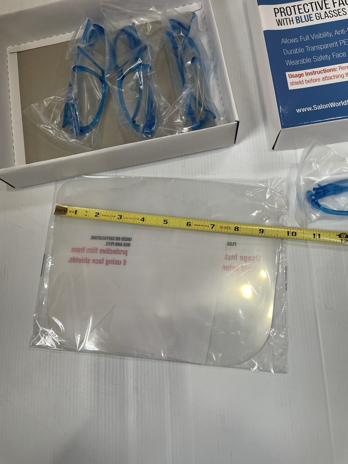 Protective Face Shields 4 Pack