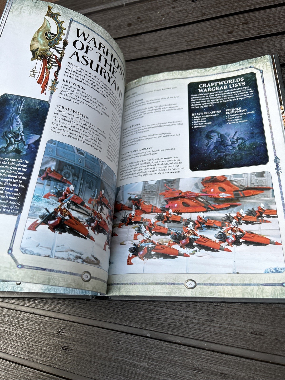 Aeldari / Eldar Craftworlds Codex - Hardback Warhammer 40k Games Workshop 2017