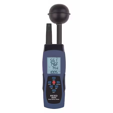 Reed Instruments R6200 Heat Stress Monitor, Lcd