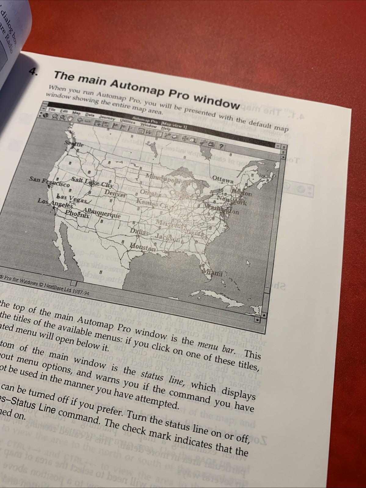 Vtg 1995 Microsoft Automap Pro User Guide