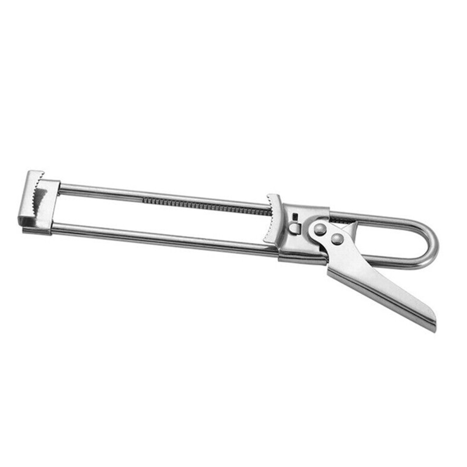 Stainless Steel Adjustable Can Opener Handle Tool Jar Bottle Lid Remover Tool