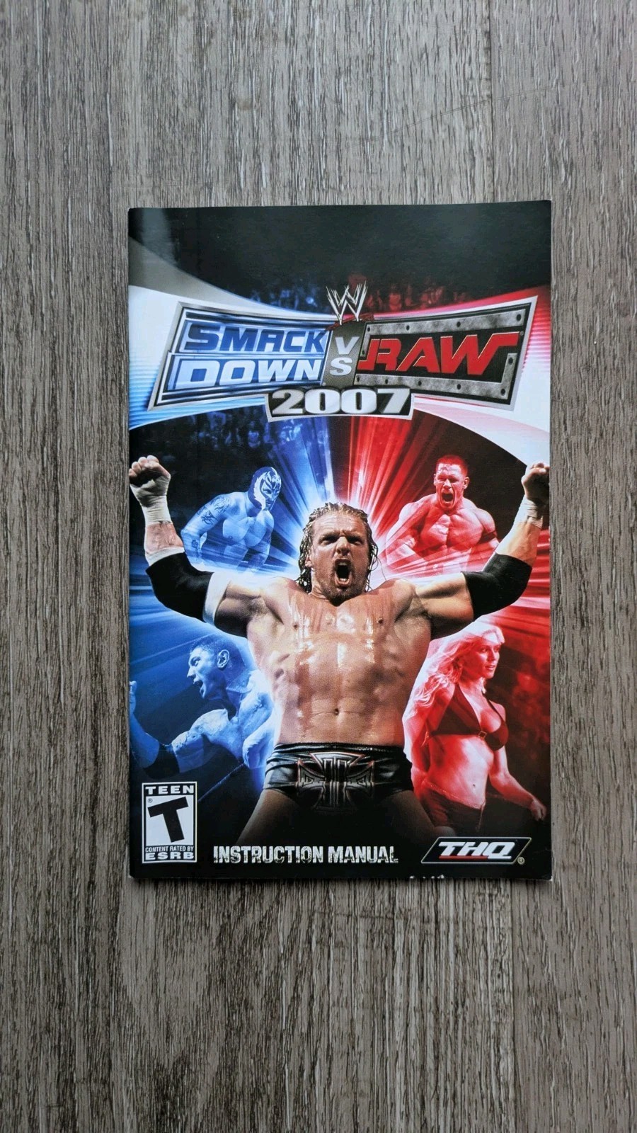 (Manual Only) WWE Smackdown Vs. Raw 2007 - Sony Playstation 2 Tested Authentic
