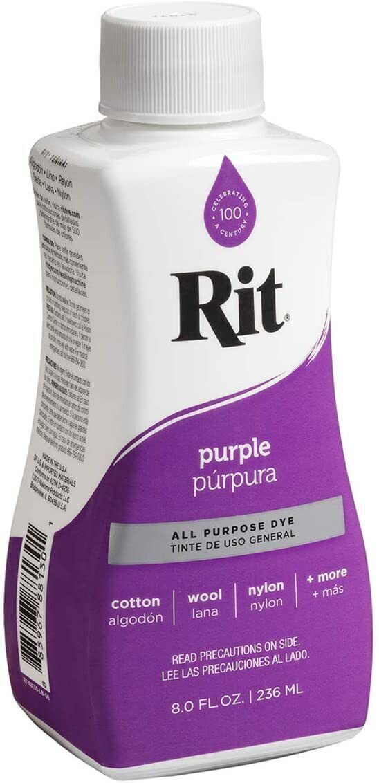 Rit 88130 8 Oz Purple Liquid Dye