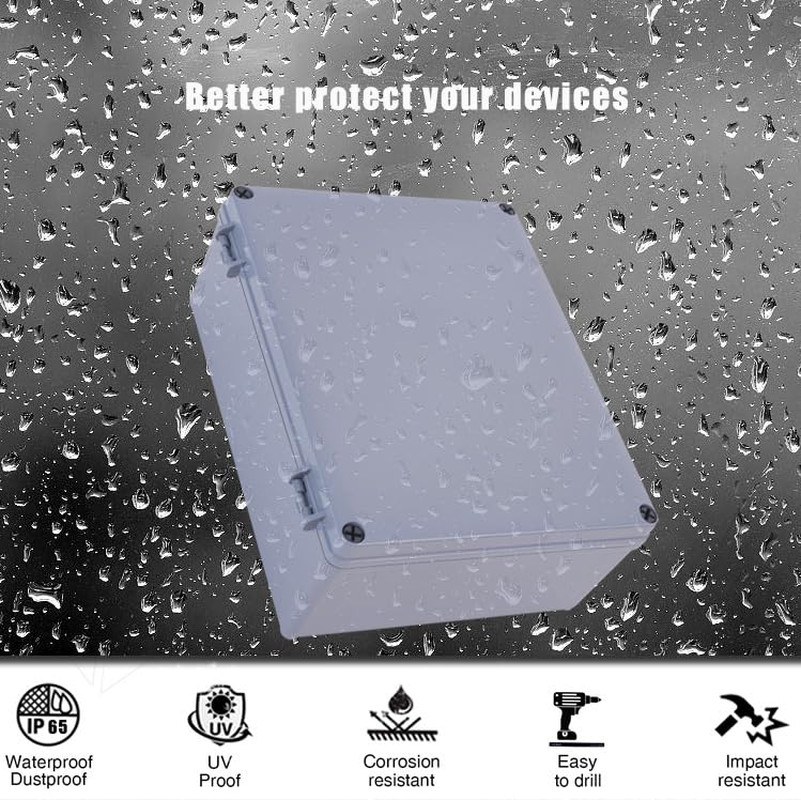 ABS Plastic Dustproof Waterproof Box IP65 Junction Boxes Project Junction Condui