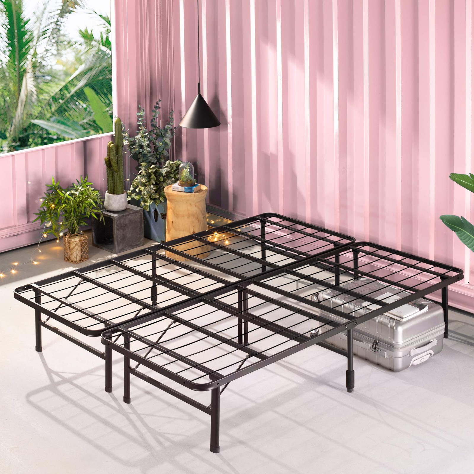 ZINUS SMARTBASE TOOL-FREE ASSEMBLY MATTRESS FOUNDATION FULL - BLACK