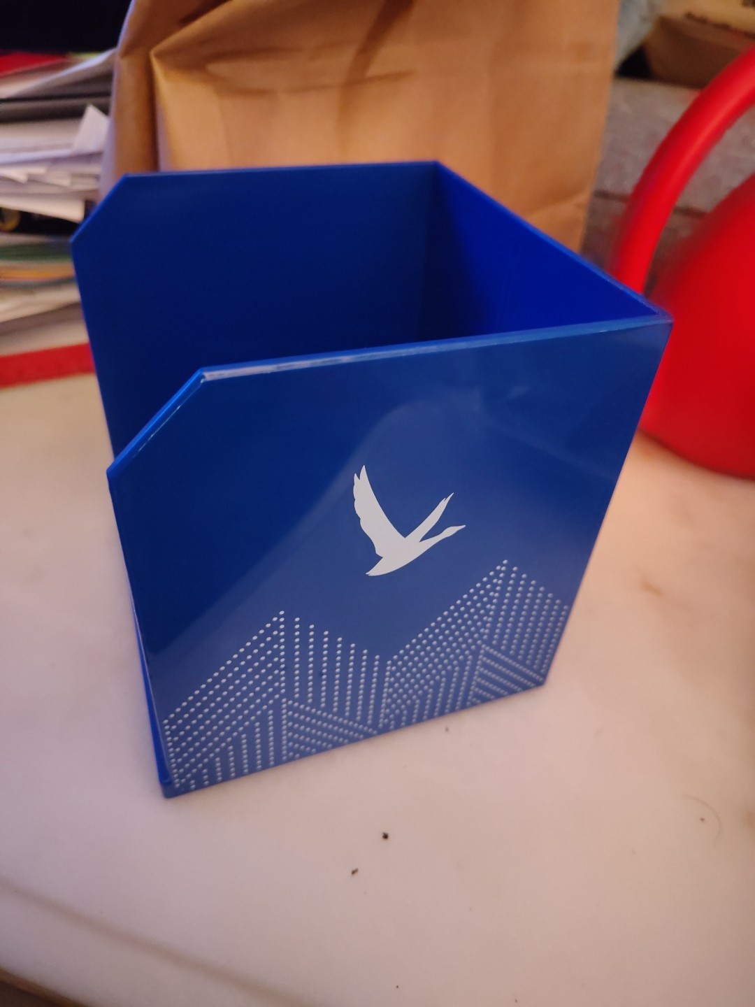Grey Goose Vodka- *Brand New*Bar Napkin Holder Caddy with Grey Goose logo weight
