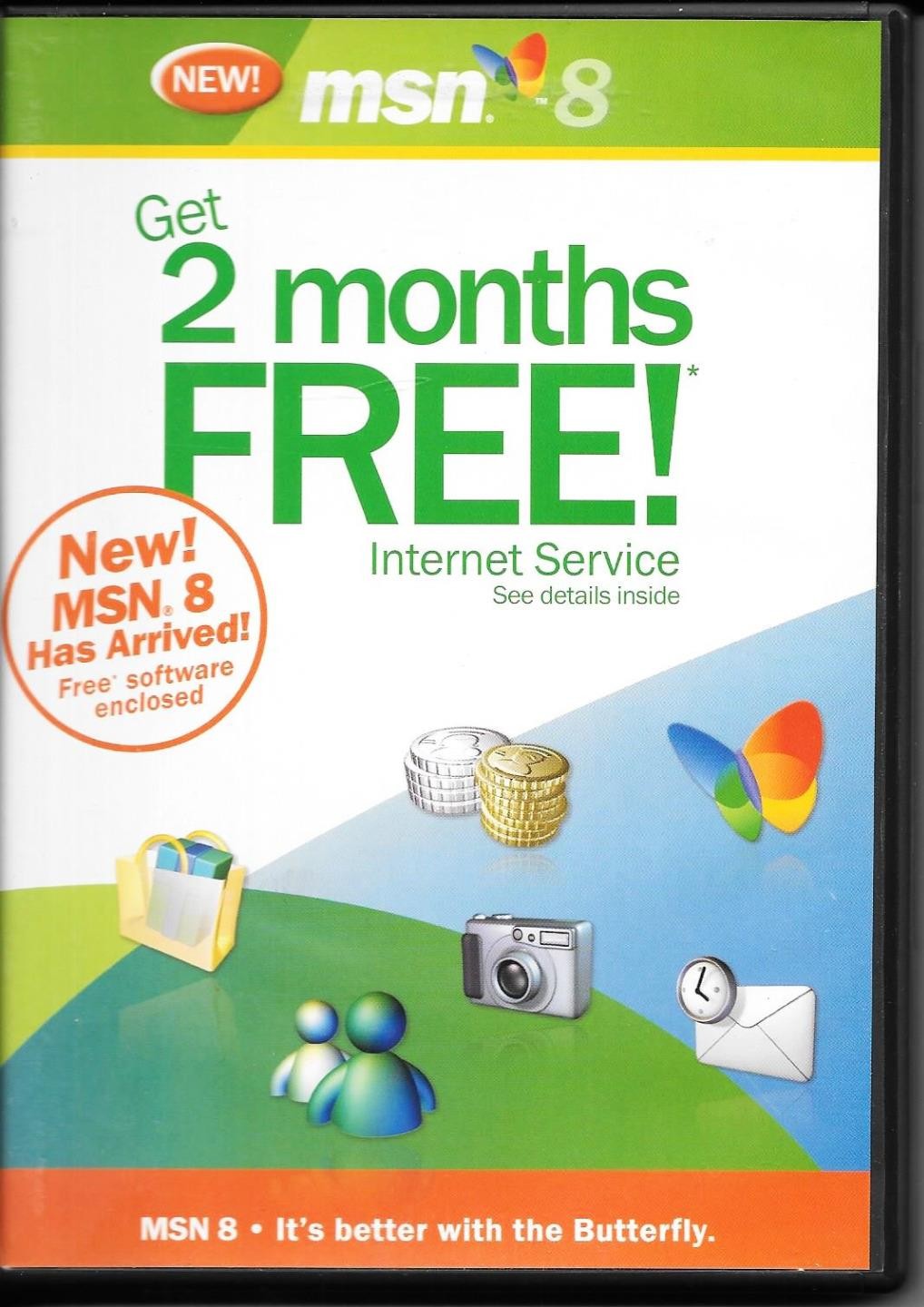 Vintage Software MSN.8  It's Better With The Butterfly - 2002