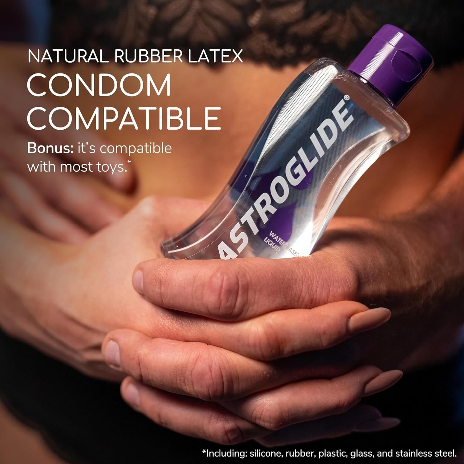 2.5oz Water-Based Personal Lube - Perfect for Couples and Travel