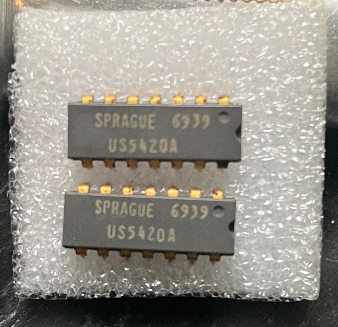 2 pcs Sprague US5420A 14 PIN DIP IC