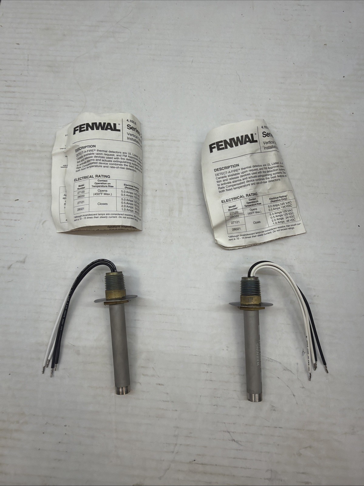 KIDDE-FENWAL, LLC 27121-0-190 / 271210190 (BRAND NEW)