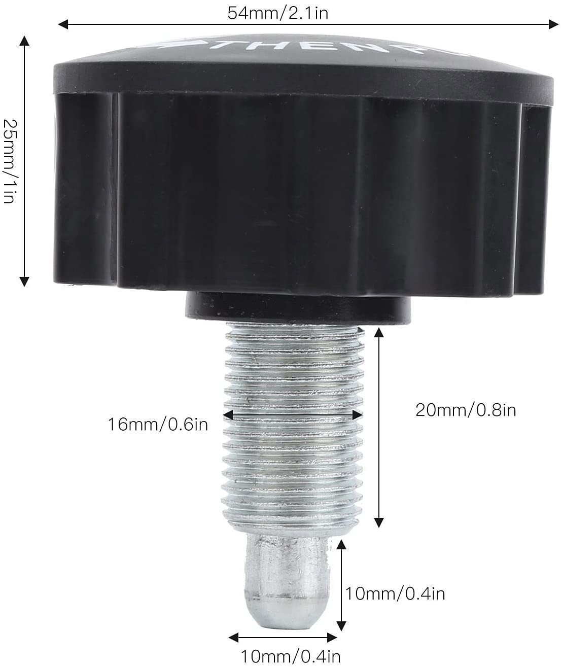 Pull-up Spring Knob Pop Pin for Most Exercise Bikes Equipments Weight Bench M16