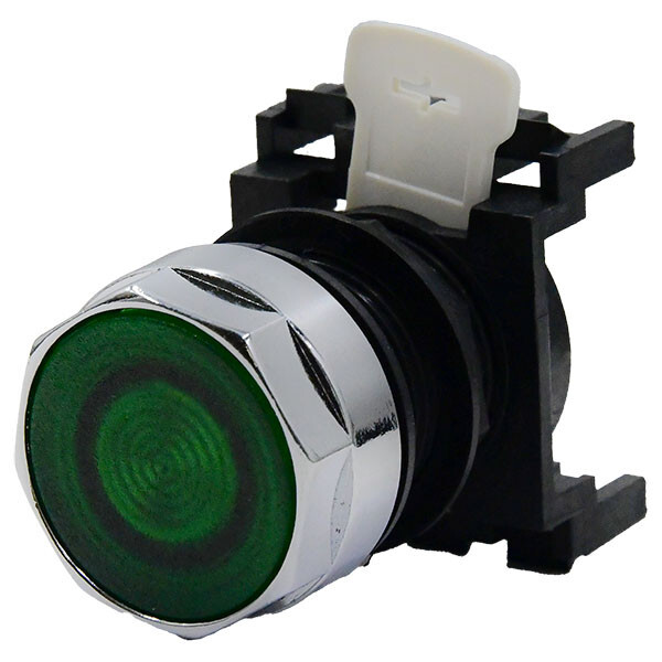 E22NP3 Cutler-Hammer 25mm Flush Illuminated Green Push Button  -SA