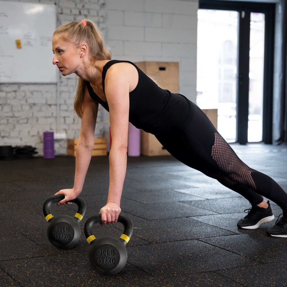 Cast Iron Kettlebell, Single, 30 lbs